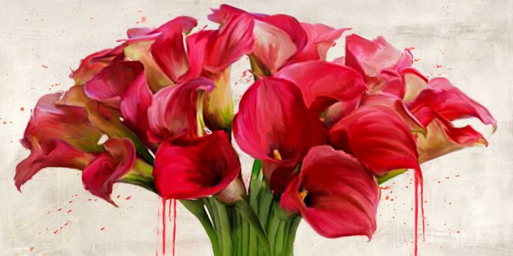 Calla abstraction art print by Alex Vinci for $57.95 CAD