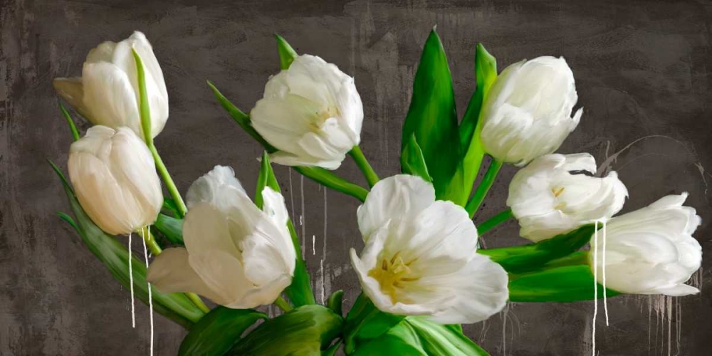 Tulip blackboard art print by Alex Vinci for $57.95 CAD