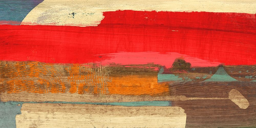Moon Rising from the Crimson Sky art print by Leonardo Bacci for $57.95 CAD