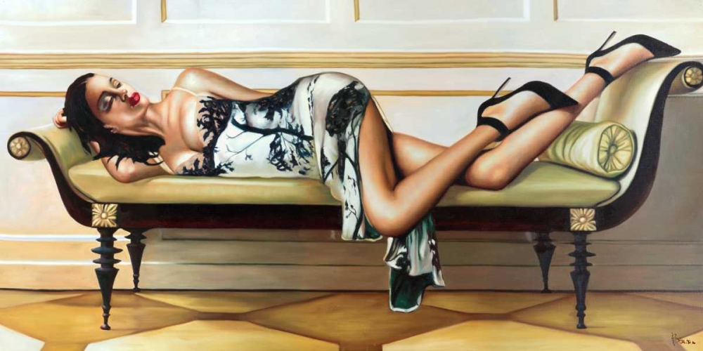 Deco Lady art print by Pierre Benson for $57.95 CAD
