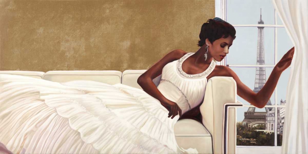 Interieur parisien art print by Pierre Benson for $57.95 CAD