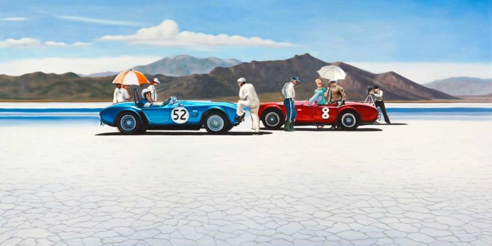 Bonneville Salt Plains art print by Pierre Benson for $57.95 CAD