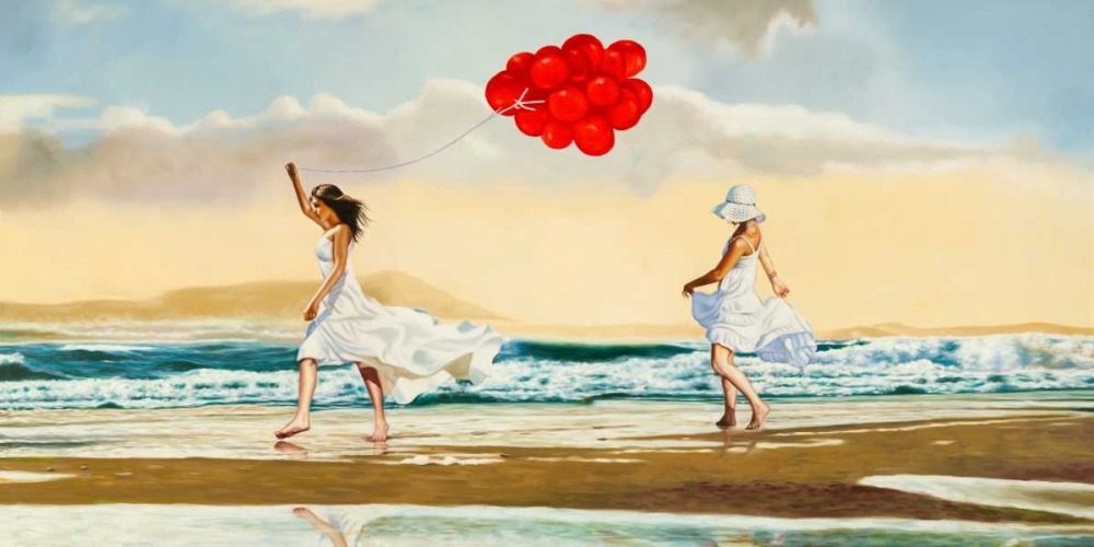 Collecting waves art print by Pierre Benson for $57.95 CAD