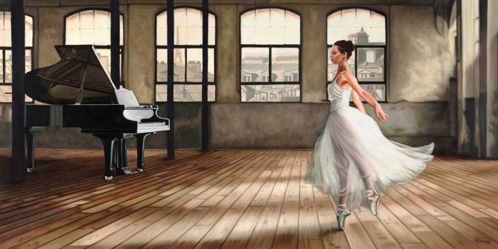 Dim light Ballerina art print by Pierre Benson for $57.95 CAD