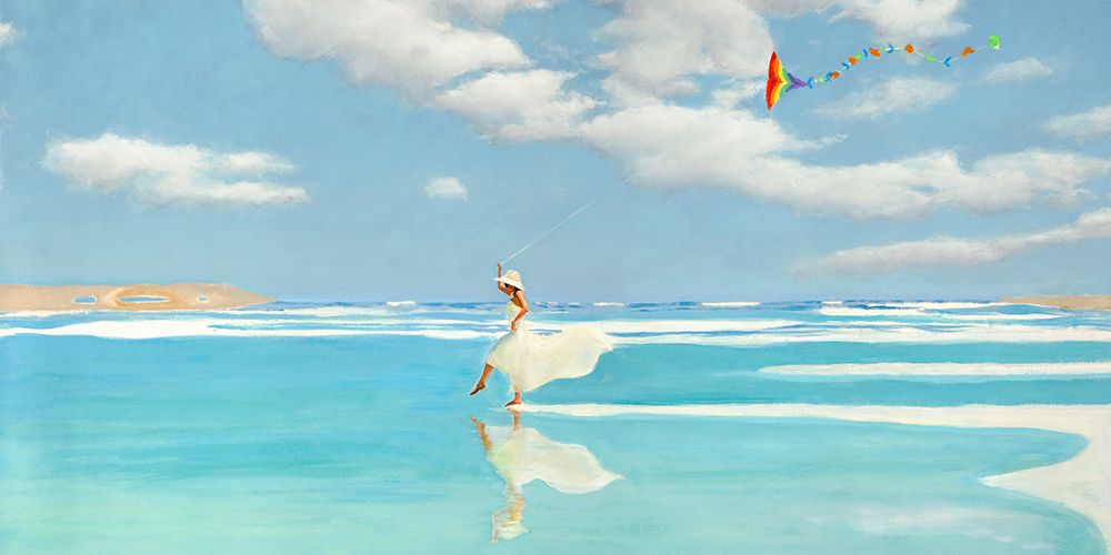 Flying on the Water (detail) art print by Pierre Benson for $57.95 CAD