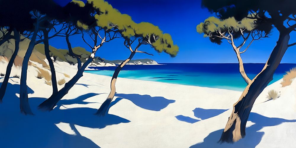 Mediterranean Beach II art print by Brian Thorpe for $57.95 CAD