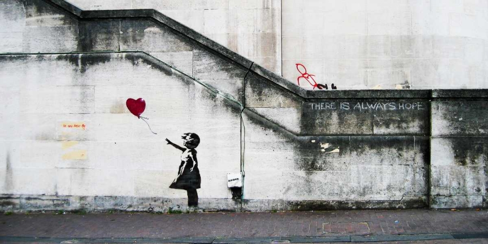 South Bank London-graffiti attributed to Banksy art print by Anonymous for $57.95 CAD