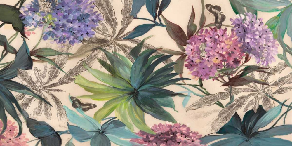 Hydrangeas Panel art print by Eve C. Grant for $57.95 CAD