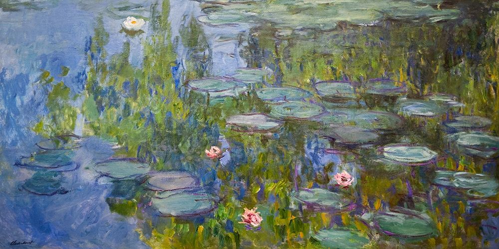 Water Lilies art print by Claude Monet for $57.95 CAD