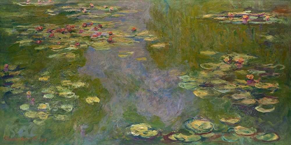 Water Lilies art print by Claude Monet for $57.95 CAD