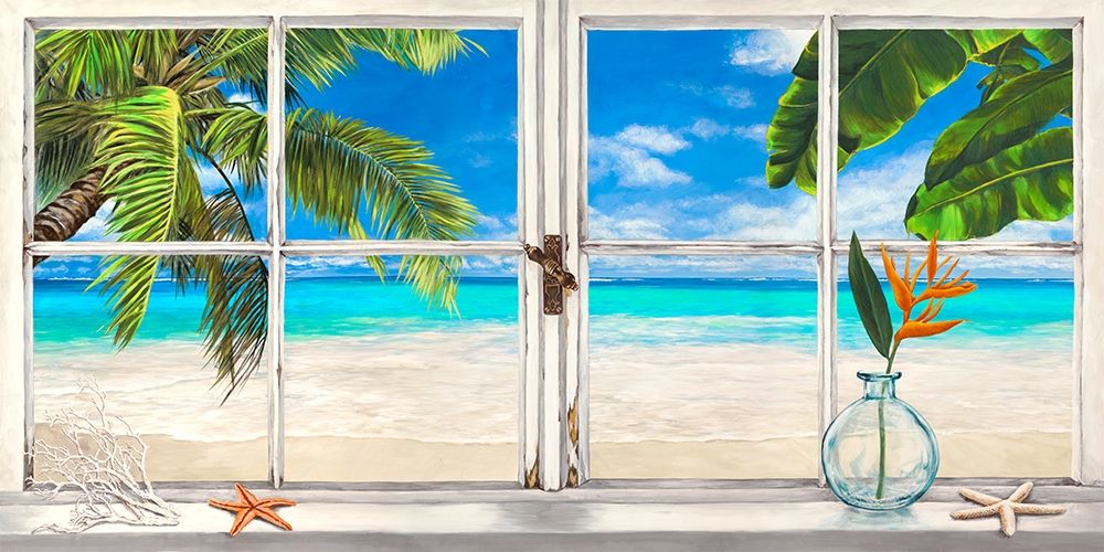 Horizon tropical art print by Remy Dellal for $57.95 CAD