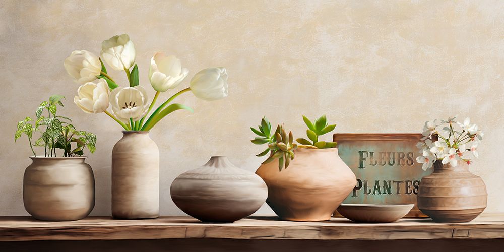 Fleurs et Plantes art print by Remy Dellal for $57.95 CAD