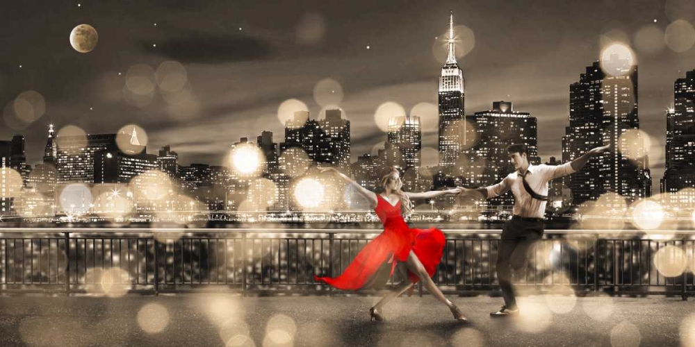 Dancin in the Moonlight (BW) art print by Dianne Loumer for $57.95 CAD