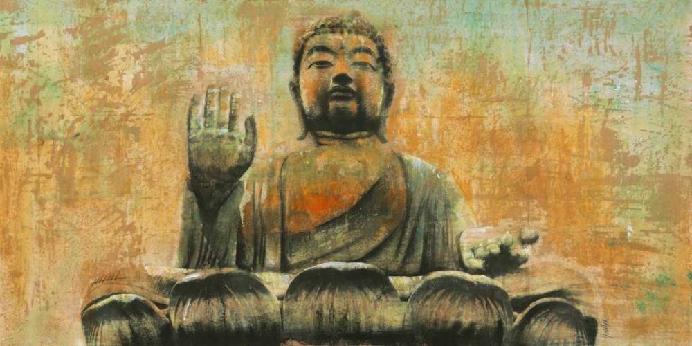 Buddha the Enlightened art print by Dario Moschetta for $57.95 CAD