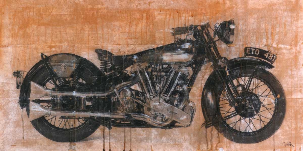 Brough Superior art print by Dario Moschetta for $57.95 CAD