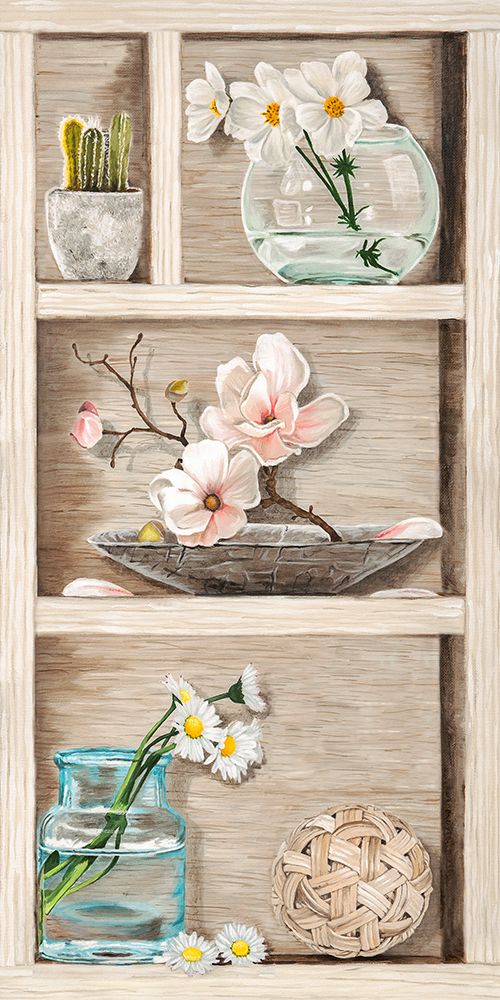 Fleurs et Memoires III art print by Elena Dolci for $57.95 CAD