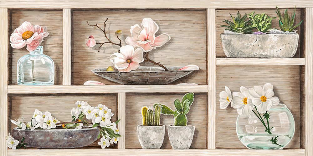 Fleurs et Memoires I art print by Elena Dolci for $57.95 CAD