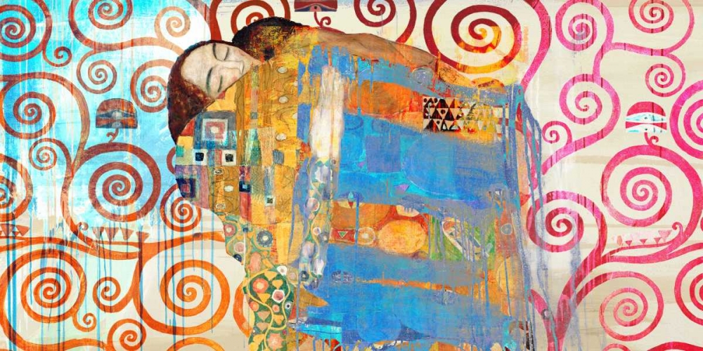 Klimts Embrace 2.0 art print by Eric Chestier for $57.95 CAD