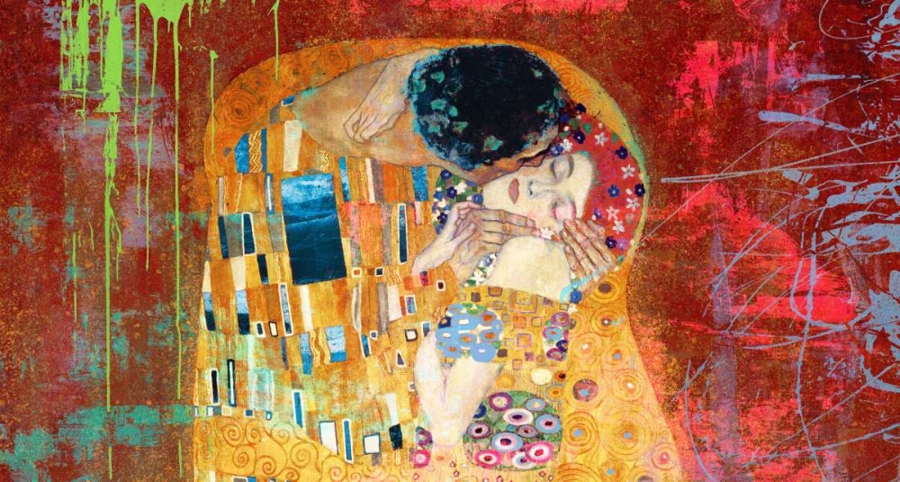 Klimts Kiss 2.0 (detail) art print by Eric Chestier for $57.95 CAD