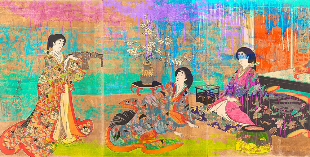 Hommage to Chikanobu art print by Eric Chestier for $57.95 CAD