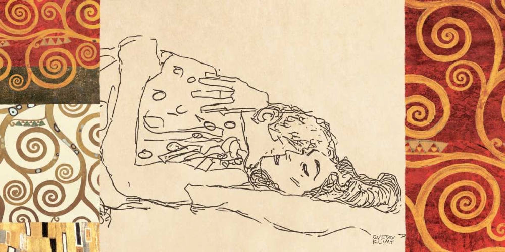 Lovers art print by Gustav Klimt for $57.95 CAD