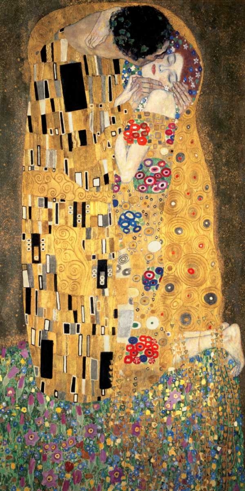 The Kiss art print by Gustav Klimt for $57.95 CAD