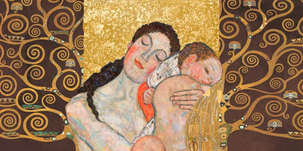 Motherhood II art print by Klimt Patterns for $57.95 CAD