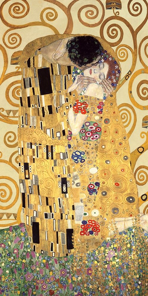 The Kiss art print by Gustav Klimt for $57.95 CAD