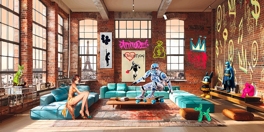 Surrealoft, Attitude art print by Gerard Madau for $57.95 CAD