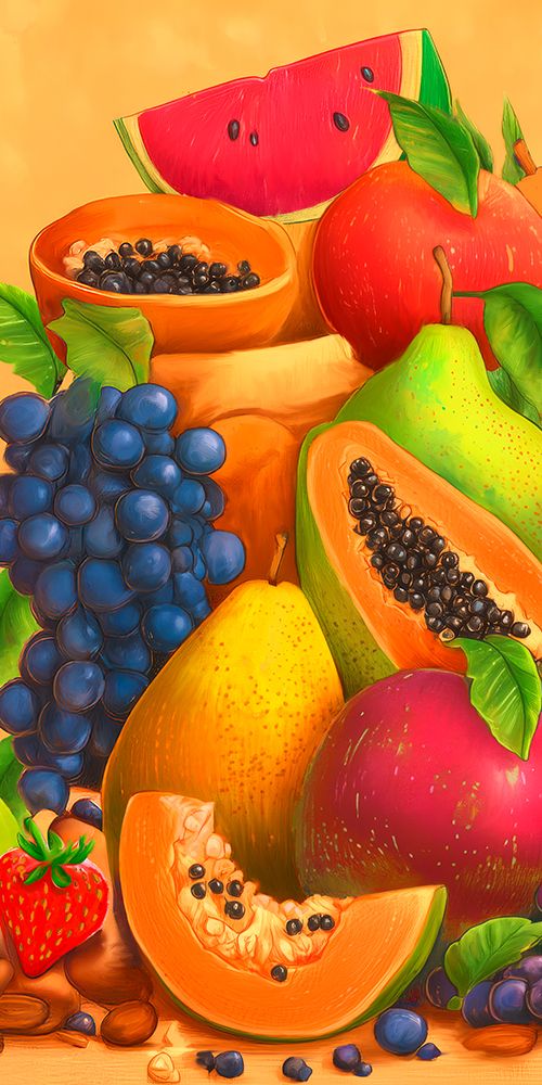 Fruitful I art print by Hernan Navarro for $57.95 CAD