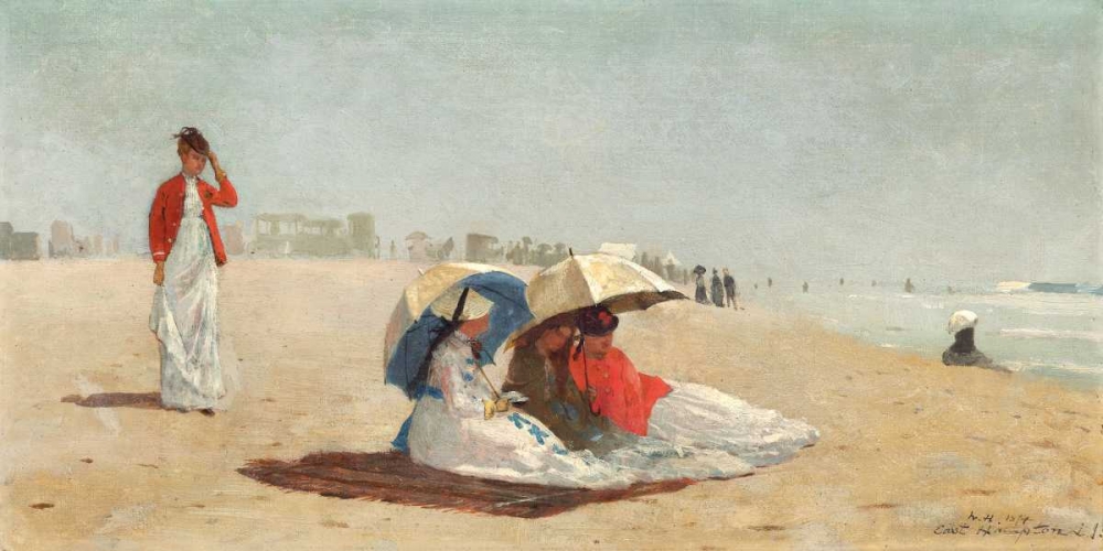 East Hampton Beach, Long Island art print by Winslow Homer for $57.95 CAD