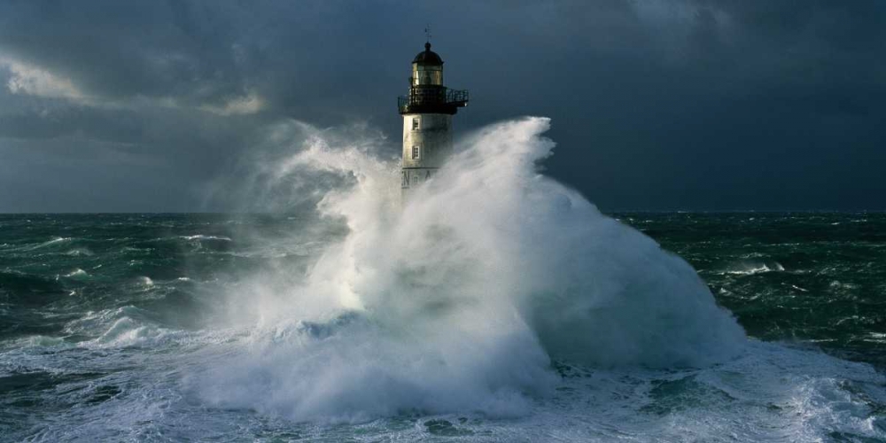 Phare d Ar-Men art print by Jean Guichard for $57.95 CAD