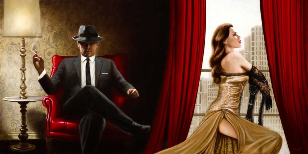 Black Tie high Heels art print by John Silver for $57.95 CAD