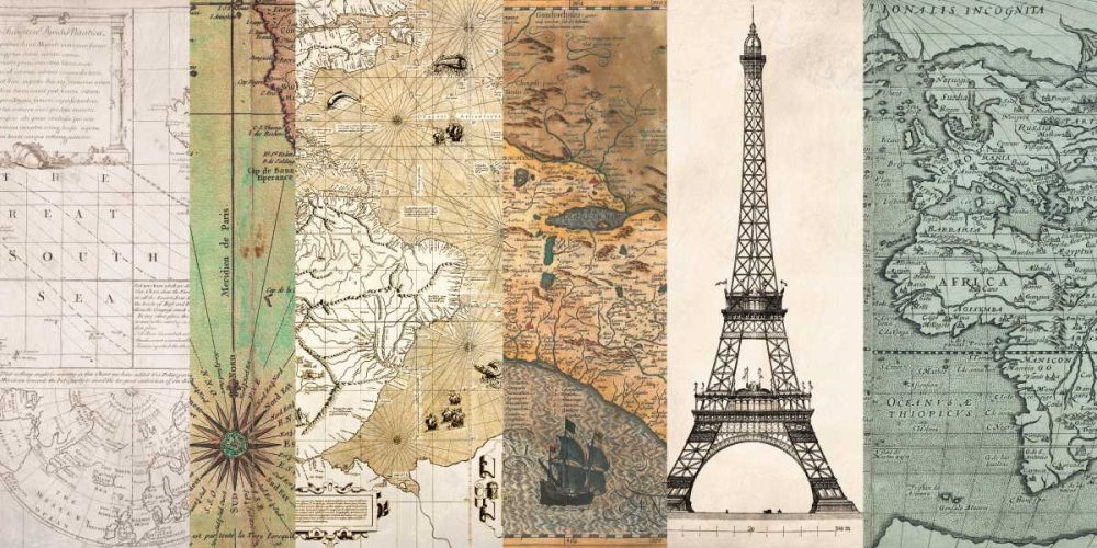 Cahiers de voyage I art print by Joannoo for $57.95 CAD