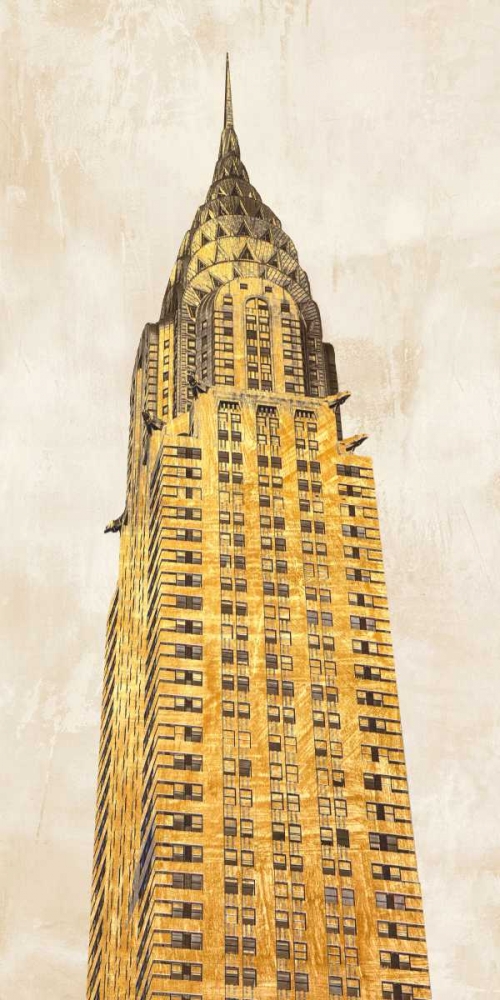 Gilded Skyscraper I art print by Joannoo for $57.95 CAD