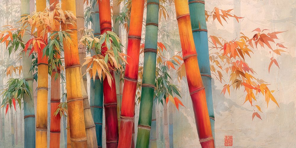 Bamboo Panel I art print by Joannoo for $57.95 CAD