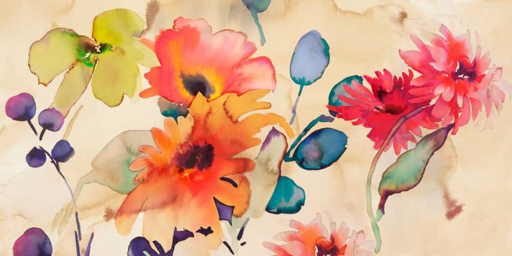 Floral Fireworks art print by Kelly Parr for $57.95 CAD