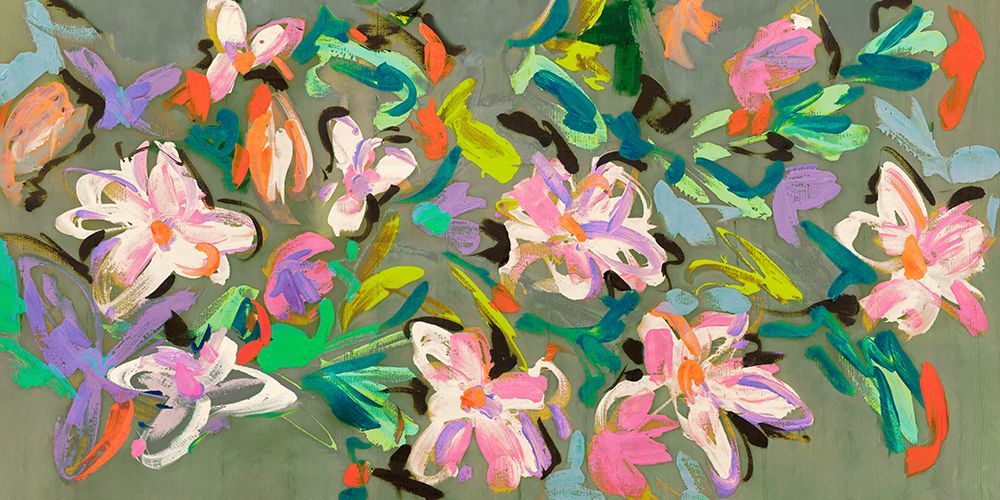 Waterlilies Parade art print by Kelly Parr for $57.95 CAD