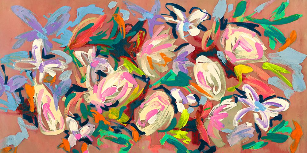 Happy Waterlilies art print by Kelly Parr for $57.95 CAD