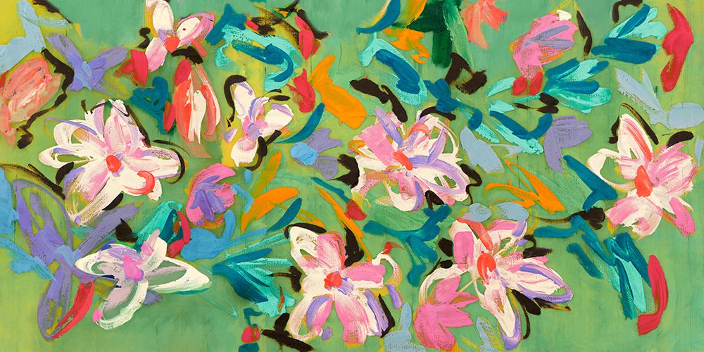 Waterlilies in Summer art print by Kelly Parr for $57.95 CAD