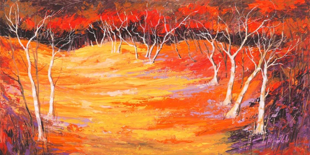 Foresta rossa art print by Lucas for $57.95 CAD
