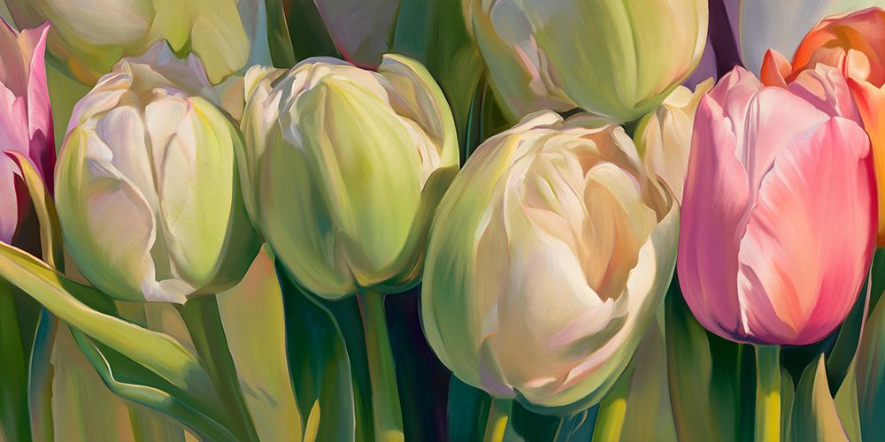 Fresh tulips art print by Luca Villa for $57.95 CAD