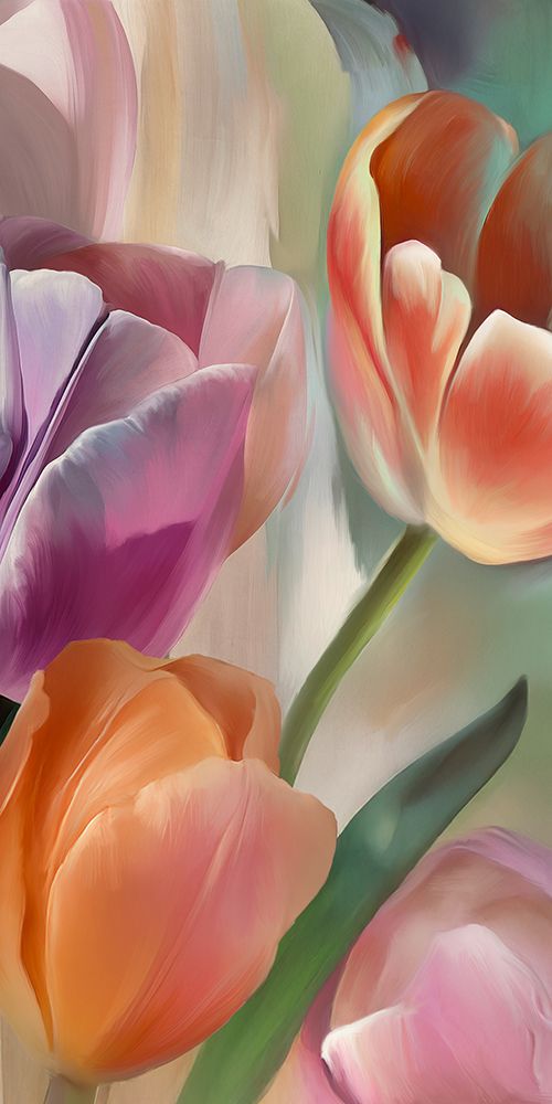 Soft tulips (detail 3) art print by Luca Villa for $57.95 CAD
