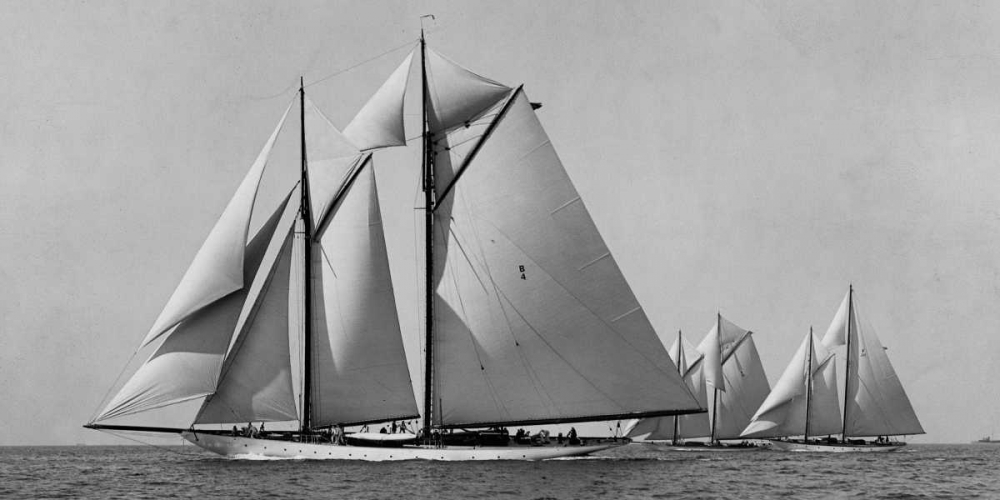 Schooner Race art print by Edwin Levick for $57.95 CAD
