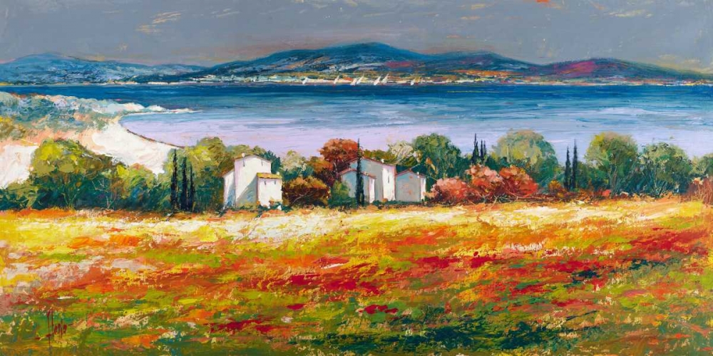 Borgo mediterraneo art print by Luigi Florio for $57.95 CAD