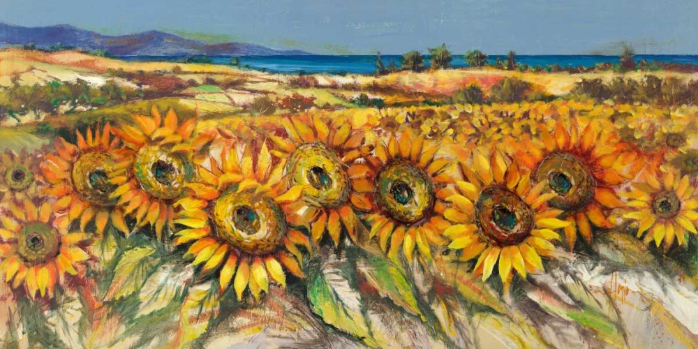 Campo di girasoli art print by Luigi Florio for $57.95 CAD