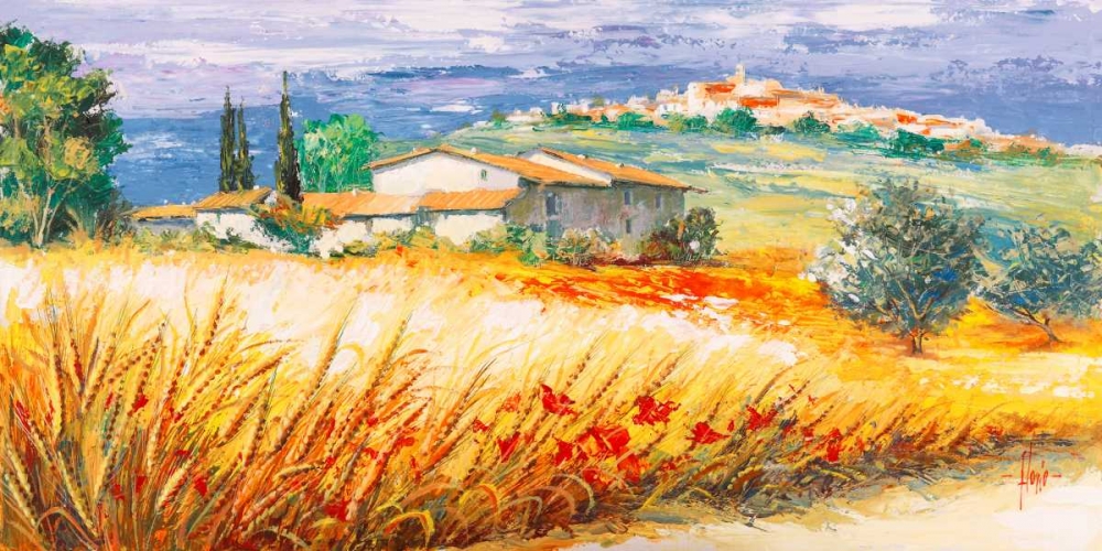 Casa in collina art print by Luigi Florio for $57.95 CAD