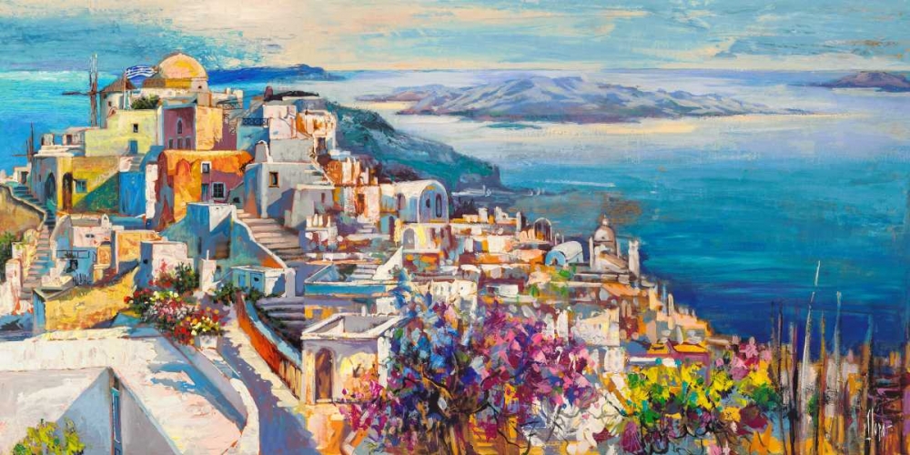 Thira art print by Luigi Florio for $57.95 CAD