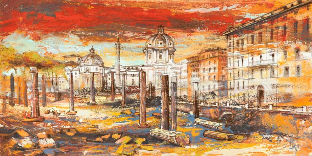 Tramonto su Roma art print by Luigi Florio for $57.95 CAD