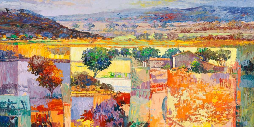 Peasaggio italiano art print by Luigi Florio for $57.95 CAD
